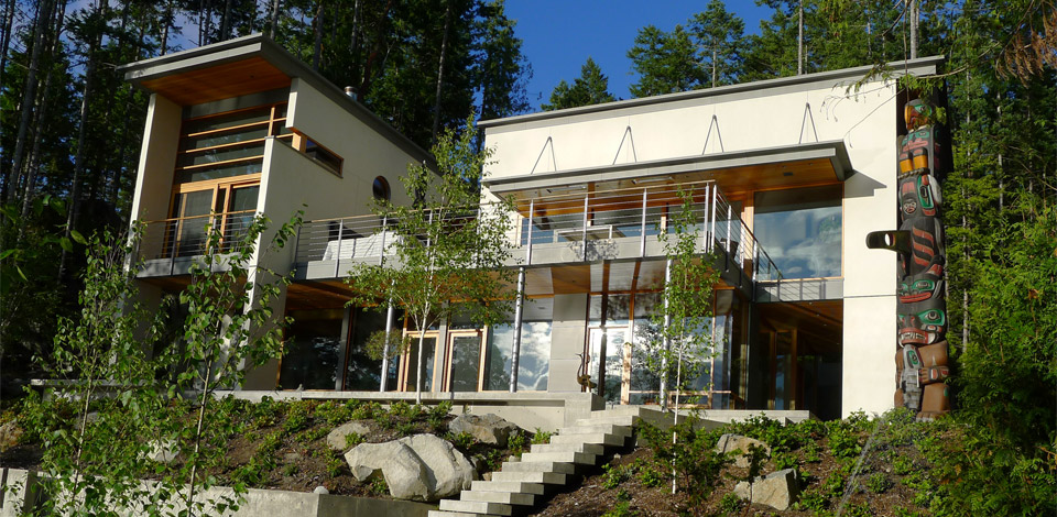 <p>Secret Cove House - Sunshine Coast</p><p>A 2,500 sq ft part-time residence, to be completed in 2012.</p>